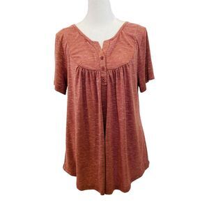 Folunsi Short Sleeve Top - Pink - Mauve